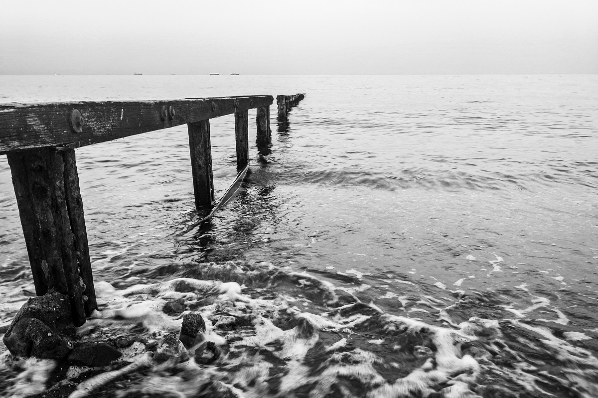 Wave Break is a Seascape photograph by Dean Middleton