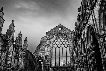 Holyrood Abbey is a landscape photograph by Dean Middleton