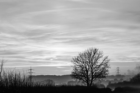 Misty Sunset is a Landscape photograph by Dean Middleton